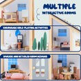 Load image into Gallery viewer, Joylike Large Wooden Dollhouse Kit with Realistic Furniture Design - Joylike