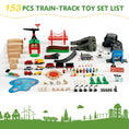 Load image into Gallery viewer, Joylike 153pcs Wooden Train Set, Toy Train for Boys & Girls - Joylike