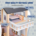 Load image into Gallery viewer, Joylike Large Wooden Dollhouse Kit with Realistic Furniture Design - Joylike