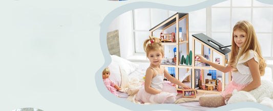Joylike Wooden Dollhouse