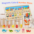 Load image into Gallery viewer, Joylike Wooden Color Matching Counting Puzzle for Toddlers Educational Fine Montessori Game Board - Joylike

