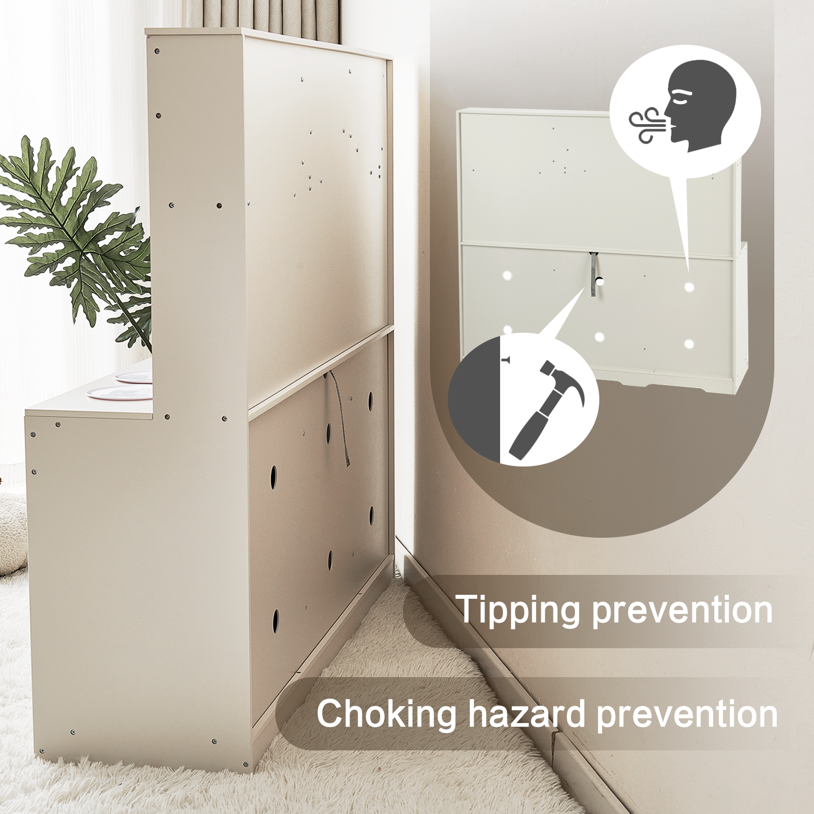 Joylike Black & White Wooden Realistic Kids Kitchen Playset - Joylike