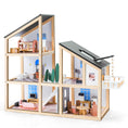 Load image into Gallery viewer, Joylike Large Wooden Dollhouse Kit with Realistic Furniture Design - Joylike
