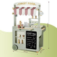 Load image into Gallery viewer, Joylike 50-Pcs Wooden Food Cart, Kitchen Playset Grocery Store with Sink and Ice Maker - Joylike
